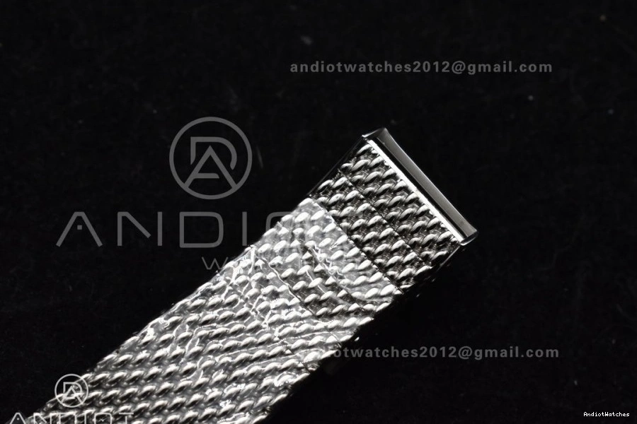 Blue and Bezel RG Dial SuperOcean BLSF A Heritage Ceramic WaterResistant 1172 SS II Bezel Mesh Bracelet 42mm Blue on 1118